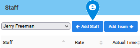 Staff section of WO showing Add Staff button